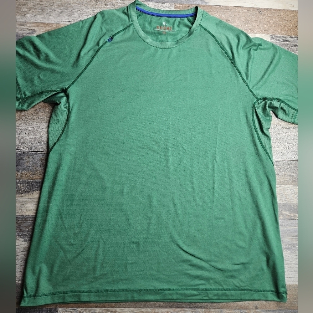 Rhone Men's XL Reign Short Sleeve Tech Shirt Camping Green